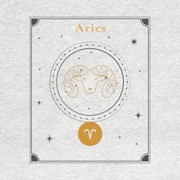 Aries | Astrology Zodiac Sign Design by The Witch's Life